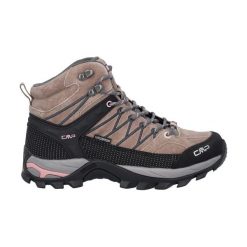 Damskie buty trekkingowe CMP Rigel Waterproof. Brązowe obuwie sportowe damskie CMP, trekkingowe. Za 379.99 zł.