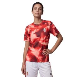 Damska piłkarska koszulka treningowa Siroko RSG Prematch Tee Player W. Czerwone koszulki sportowe damskie SIROKO, xl, bez wzorów, z materiału, bez kołnierzyka, bez ramiączek, na fitness i siłownię. Za 150.00 zł.