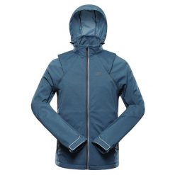 Kurtka męska sportowa z odpinanymi rękawami Alpine Pro Spert 2. Niebieskie kurtki sportowe męskie Alpine Pro, m, bez wzorów, z softshellu, trekkingowe. W wyprzedaży za 489.00 zł.