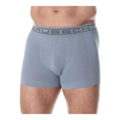 Bokserki męskie bawełniane Brubeck COMFORT COTTON. Szare bokserki męskie Brubeck, m, bez wzorów, z bawełny. Za 39.99 zł.