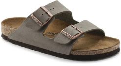 Birkenstock klapki męskie Arizona BS Stone 0151211 (szerokość standardowa) 46. Klapki męskie Birkenstock, klasyczne. Za 673.23 zł.