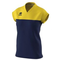 Koszulka Errea Bessy Z Krótkim Rękawem Ad Damskie. Niebieskie koszulki sportowe damskie ERREA, l, bez wzorów, z materiału, bez kołnierzyka, bez ramiączek, na fitness i siłownię. Za 149.50 zł.