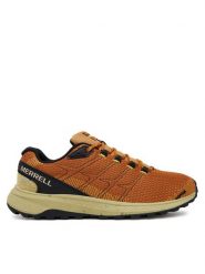 Merrell Buty do biegania Fly Strike J068439 Pomarańczowy. Brązowe buty sportowe męskie Merrell, z materiału, bez zapięcia, do biegania. Za 289.99 zł.