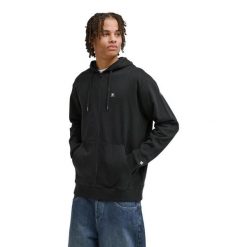 Bluza na zamek dla Mężczyzn LORION Czarny. Czarne bluzy sportowe męskie DC Shoes, m, bez wzorów, z bawełny, bez kaptura. Za 319.99 zł.