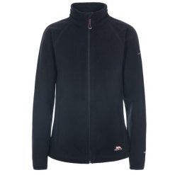 Bluza Polarowa Damska NonStop. Czarne bluzy sportowe damskie Trespass, xl, bez wzorów, z polaru, bez kaptura, trekkingowe. Za 89.99 zł.