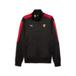 Kurtka z dresu Puma Ferrari Race MT7. Czarne kurtki męskie Puma, na lato, xl, bez wzorów, z dresówki, sportowe, bez kaptura. Za 467.90 zł.