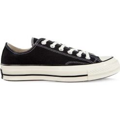 Converse czarne Chuck Taylor All Star 70 C162058 Black Black Egret. Czarne trampki i tenisówki damskie Converse, bez wzorów, z gumy, retro, bez zapięcia. W wyprzedaży za 279.00 zł.