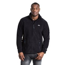 Bluza Polarowa Męska Bernal Z Pełnym Zamkiem. Czarne bluzy męskie Trespass, m, bez wzorów, z materiału, bez kaptura. Za 299.99 zł.