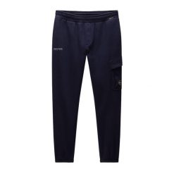 Spodnie męskie Napapijri M-Badge Cargo. Niebieskie spodnie materiałowe męskie Napapijri, m, bez wzorów. Za 389.99 zł.