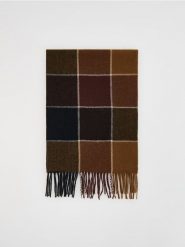 Szalik z wełną - beżowy. Brązowe szaliki męskie Reserved, bez wzorów, z wełny. Za 119.99 zł.