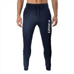 Męskie Spodnie Treningowe TEXAS Niebiesko-Białe. Białe spodnie sportowe męskie Legea, m, bez wzorów, z bawełny, do biegania. Za 72.00 zł.