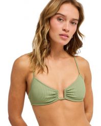 Stanik bikini typu bralette dla Kobiety ROXY LOVE Zielony. Zielone bikini damskie Roxy, m, bez wzorów. Za 169.99 zł.