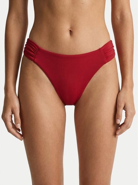 Seafolly Dół od bikini S. Collective 40726-942 Czerwony. Czerwone bikini damskie Seafolly, s, bez wzorów. Za 194.99 zł.