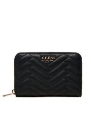 Guess Portfel SWQG95 08140 Czarny. Czarne portfele damskie Guess, z aplikacjami, ze skóry. Za 159.99 zł.