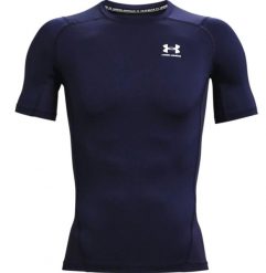 Koszulka Under Armor Ua Hg Armor Comp Ss Dorosłych. Białe koszulki sportowe męskie Under Armour, l, bez wzorów, z elastanu, bez kołnierzyka, bez ramiączek, do biegania. Za 178.10 zł.