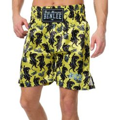 Szorty bokserskie Benlee Panther Boxing. Czarne krótkie spodenki sportowe męskie BENLEE, bez wzorów. Za 272.50 zł.