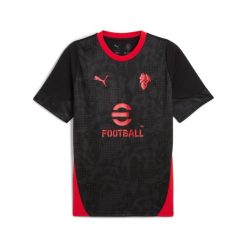 Koszulka treningowa Milan AC 2025/26. Żółte koszulki sportowe męskie Puma, m, bez wzorów, z materiału, bez kołnierzyka, bez ramiączek, na fitness i siłownię. Za 216.90 zł.