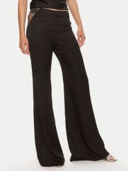 ROTATE Spodnie materiałowe Malou 112538100 Czarny Slim Fit. Czarne spodnie materiałowe damskie ROTATE, bez wzorów, z materiału. Za 659.99 zł.