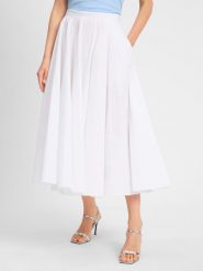 Gant Damska spódnica midi Kobiety Bawełna biały jednolity, 44. Białe spódnice damskie GANT, bez wzorów, z bawełny, retro, midi, rozkloszowane. Za 799.95 zł.