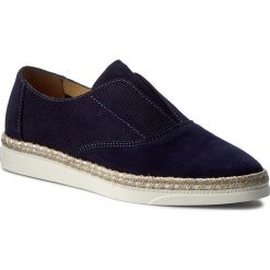 Espadryle MARC O'POLO - 701 13993201 300 Dark Blue 880. Niebieskie espadryle damskie Marc O'Polo, ze skóry. W wyprzedaży za 369.00 zł.