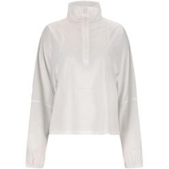 Kurtka polarowa damska z półzamkiem Athlecia Cavallo. Białe kurtki damskie Athlecia, bez wzorów, z polaru, bez kaptura. Za 296.50 zł.