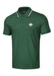 Koszulka Polo bawełniana klasyczna dla dorosłych Pique Stripes Regular. Niebieskie koszulki polo męskie PITBULL, na lato, m, bez wzorów, z bawełny, eleganckie, bez ramiączek. Za 139.00 zł.