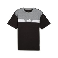 Koszulka Puma Power Colorblock. Czarne koszulki sportowe męskie Puma, m, bez wzorów, bez kołnierzyka, bez ramiączek. Za 178.00 zł.