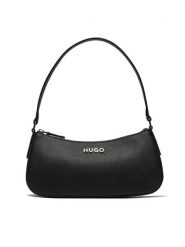 Hugo Torebka Chris Sm Hobo R.N. 50516666 Czarny. Czarne torebki do ręki damskie Hugo, bez wzorów, ze skóry, bez dodatków. Za 239.99 zł.