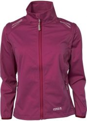Damska wodoodporna kurtka softshell Pro-X Elements Hellen. Czerwone kurtki damskie PRO-X ELEMENTS, bez wzorów, z materiału, bez kaptura. Za 435.80 zł.