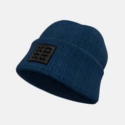 KORE Beanie. Niebieskie czapki i kapelusze damskie Head, na zimę, z aplikacjami, sportowe. Za 150.00 zł.