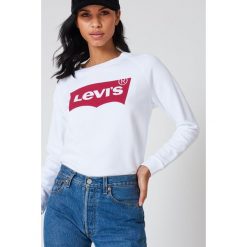 Levi's Luźna bluza Graphic Crew - White. Białe bluzy damskie Levi's. Za 242.95 zł.