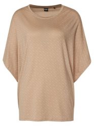 BOSS Koszulka piżamowa 50561029 Beżowy Oversize. Brązowe koszule nocne damskie Boss, m, bez wzorów, z lyocellu. Za 259.99 zł.