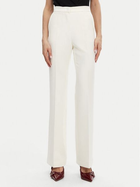 Maryley Spodnie materiałowe 25EB587/43VA Écru Regular Fit. Spodnie materiałowe damskie Maryley, m, bez wzorów, z materiału. Za 149.99 zł.