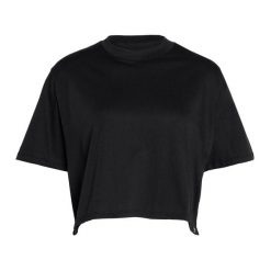Koszulka treningowa damska Under Armour Campus Boxy Crop. Czarne t-shirty damskie Under Armour, s, bez wzorów, casualowe, bez kołnierzyka. Za 119.99 zł.