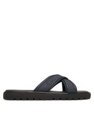 Calvin Klein Klapki Sq Molded Sandal Xcross Wb HM0HM02101 Granatowy. Niebieskie klapki męskie Calvin Klein, z materiału. Za 359.99 zł.