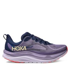 Buty do biegania Hoka. Fioletowe obuwie sportowe damskie HOKA, bez wzorów, do biegania. Za 649.99 zł.