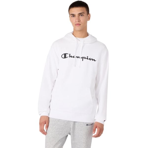 Bluza męska Champion Hooded Sweatshirt 221917. Białe bluzy męskie Champion, m, bez wzorów, bez kaptura. Za 189.00 zł.