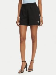HUGO Szorty sportowe Ninosta 50536943 Czarny Relaxed Fit. Czarne szorty sportowe damskie Hugo, l, bez wzorów, z bawełny, sportowe. Za 349.99 zł.