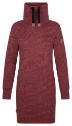 Damska sportowa sukienka-bluza Loap Ebunka różowa. Czerwone bluzy damskie ÀLG, s, bez wzorów, z bawełny, bez kaptura. Za 183.99 zł.