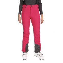 Damskie softshellowe spodnie narciarskie Kilpi RHEA-W. Czerwone spodnie materiałowe damskie Kilpi, na zimę, l, bez wzorów, sportowe, narciarskie. Za 422.05 zł.