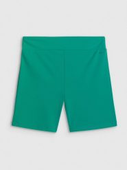 4F Legginsy krótkie dzianinowe damskie - zielone M. Zielone legginsy damskie 4f, m, bez wzorów, z dzianiny. Za 69.99 zł.