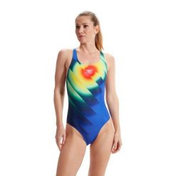 Strój pływacki jednoczęściowy damski Speedo Placement Digital Powerback. Kostiumy jednoczęściowe damskie Speedo, xs, bez wzorów, sportowe, do pływania. Za 169.99 zł.