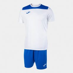 Zestaw koszulka i spodenki Joma Phoenix II. Białe szorty dla chłopców Joma, bez wzorów, z poliesteru, sportowe. Za 110.55 zł.
