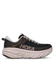 Hoka Buty do biegania Bondi 7 1110519 Czarny. Czarne obuwie sportowe damskie HOKA, bez wzorów, z materiału, do biegania. Za 719.99 zł.