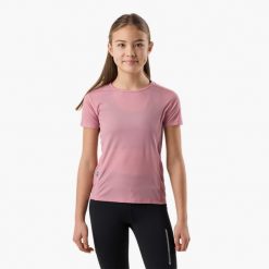 Koszulka treningowa junior Swedemount Ultra Light Tee Girl szybkoschnąca. Czerwone t-shirty i topy dla dziewczynek SWEDEMOUNT, bez wzorów, z materiału, bez ramiączek. Za 69.99 zł.
