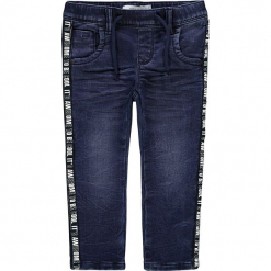 Dżinsy "Robin" - Regular fit - w kolorze granatowym. Niebieskie jeansy dla chłopców Name it Kids. W wyprzedaży za 65.95 zł.