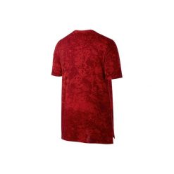 Koszulka męska nike dry basketball swoosh tee rush red. Czerwone koszulki sportowe męskie Nike, m, bez wzorów, bez kołnierzyka, bez ramiączek, do biegania. Za 139.00 zł.