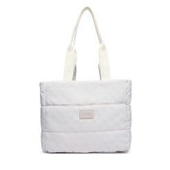 Torba do wózka Guess. Białe torebki do ręki damskie Guess, z aplikacjami, klasyczne, bez dodatków. Za 394.99 zł.
