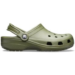 Crocs Clásico Zueco. Zielone skarpety damskie Crocs, bez wzorów. Za 239.99 zł.