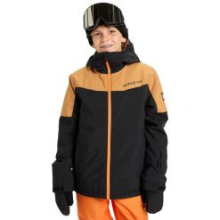 Kurtka do sportów zimowych techniczna dla Chłopców TITANO. Czarne buty zimowe chłopięce Quiksilver, bez wzorów, bez zapięcia. Za 549.99 zł.